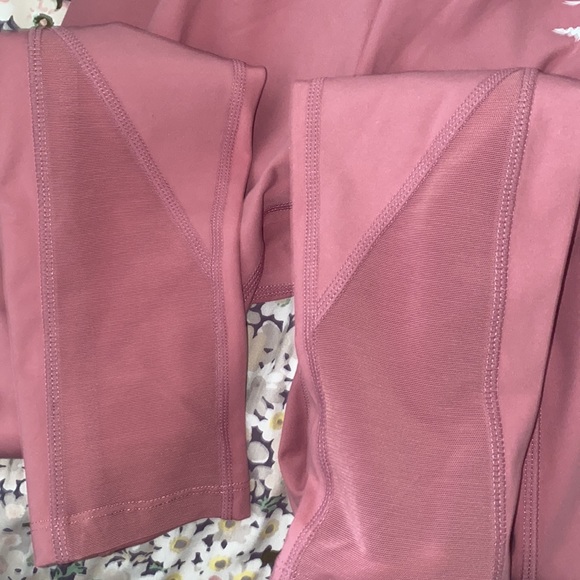 NEW Small GymShark leggings pants tags attached mauve pink color side pockets - Picture 6 of 6